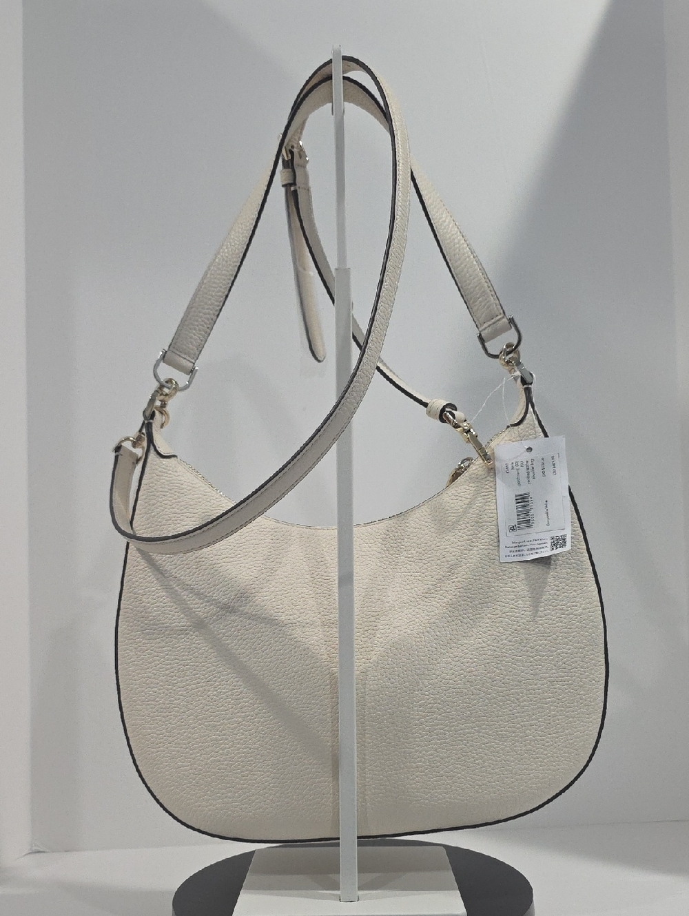 NWT ✅ Kate Spade JANIE Pebbled Leather Shoulder Bag PARCHMENT KE660 ⭐ NWT - Picture 4 of 14